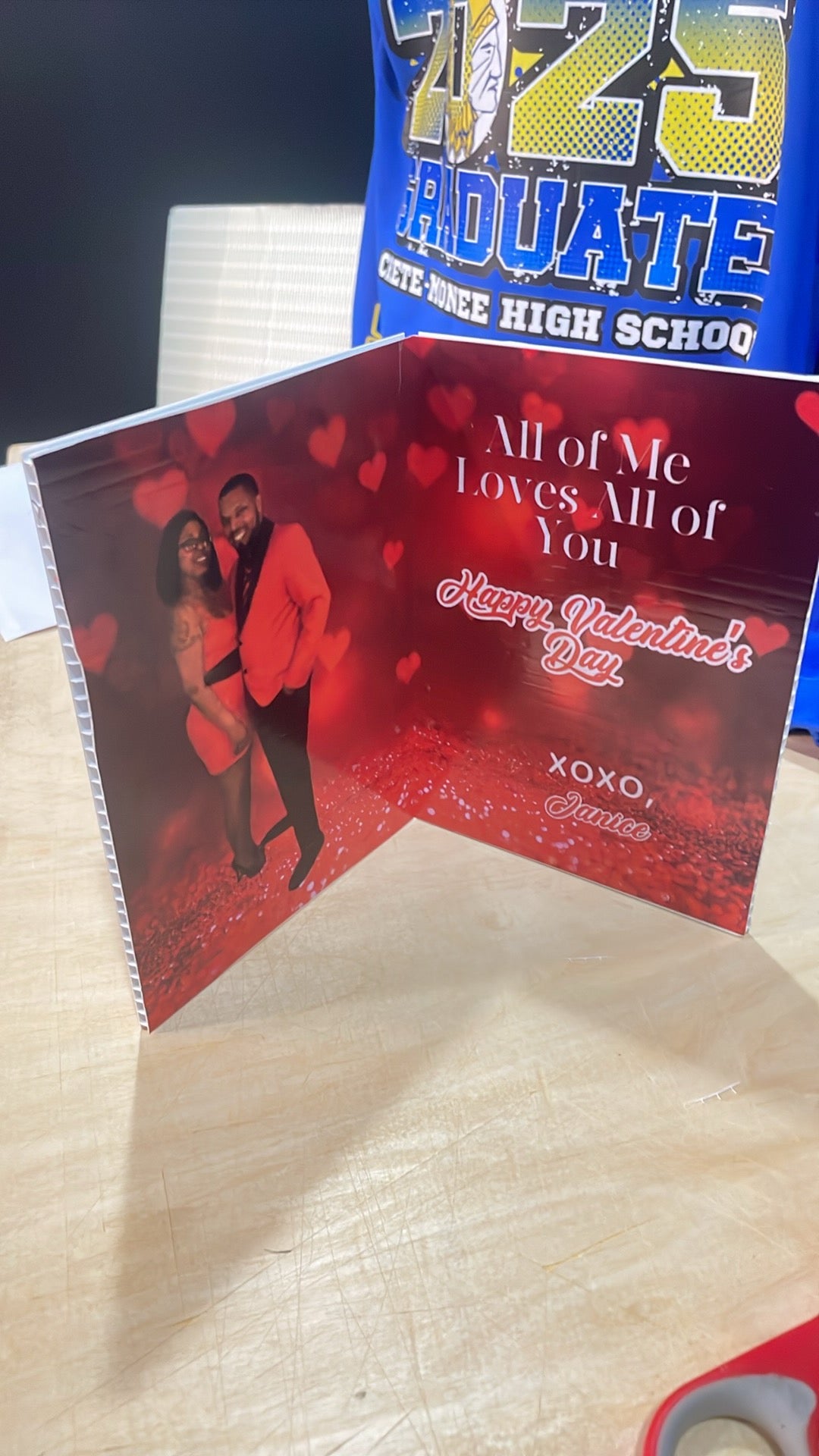 Custom Jumbo Valentine cards - Printing 16x20