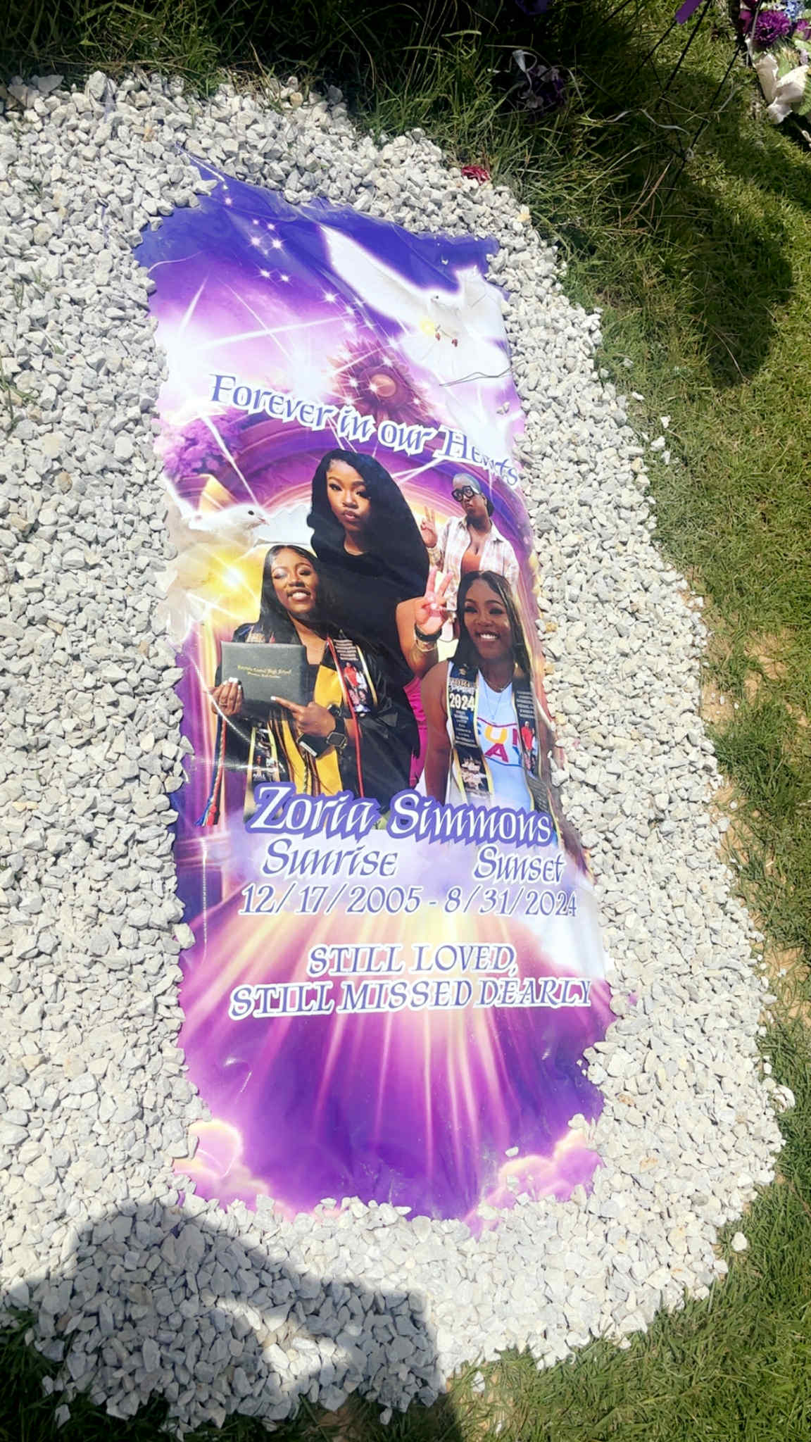 Custom Memorial Grave Blanket