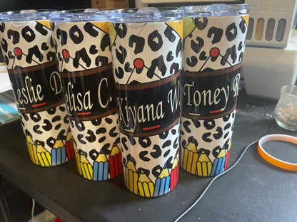 Personalized Photo Tumbler - Custom Drinkware with Your Picture or Text