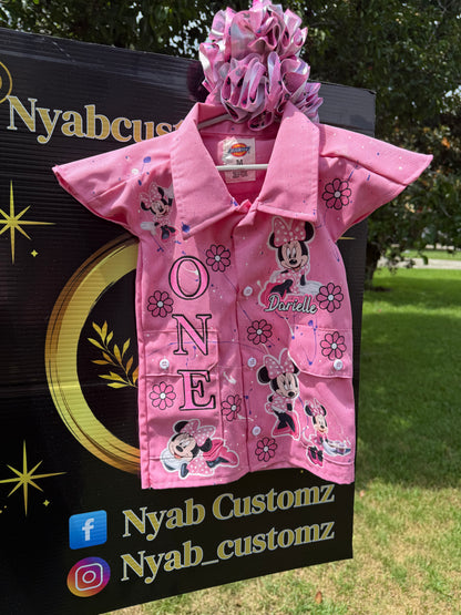 Custom Kids Dickies Set - Personalized Children's Outfit with Photo Upload