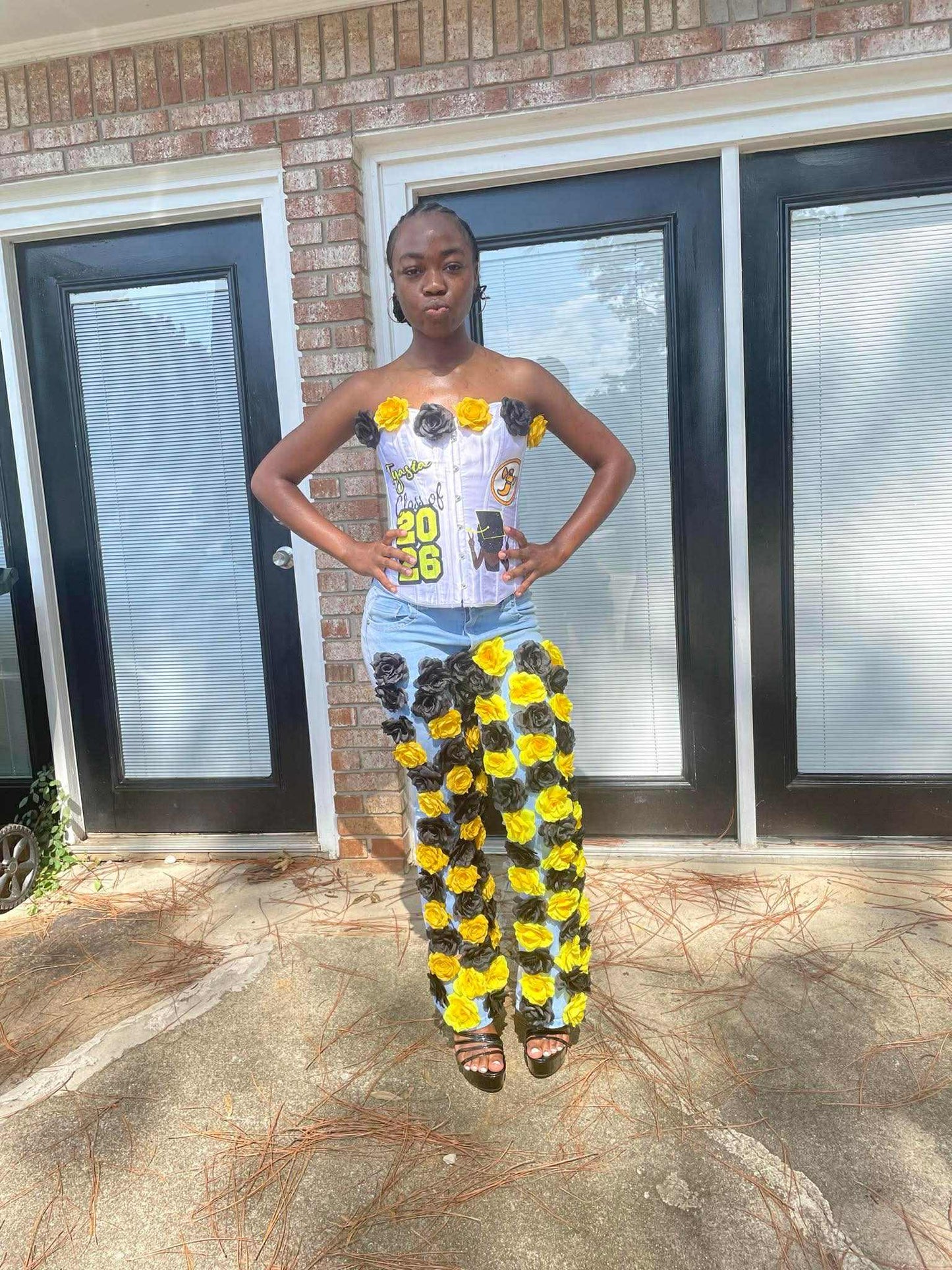 Custom Grad Set Skirt & Sweatshirt