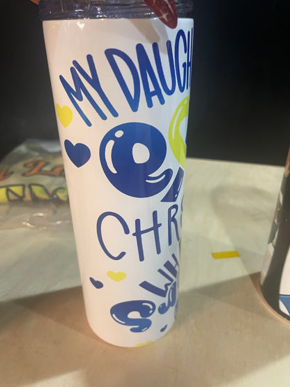 Personalized Photo Tumbler - Custom Drinkware with Your Picture or Text