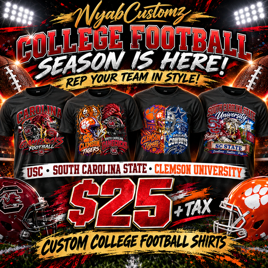 Custom College Football Shirts – USC, Clemson & SC State