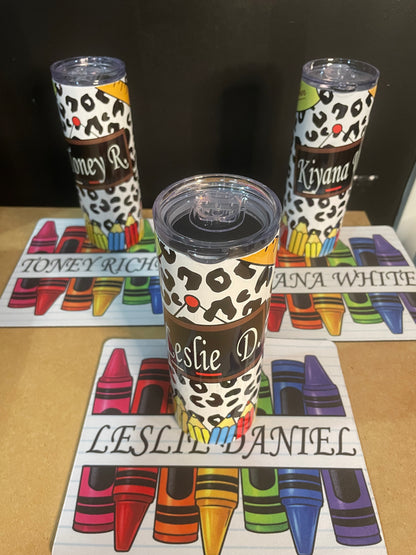 Personalized Photo Tumbler - Custom Drinkware with Your Picture or Text