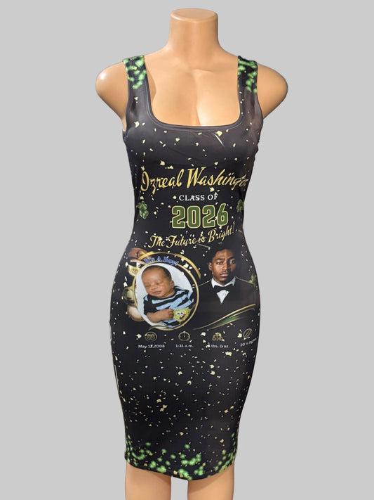 Custom 3D Allover Bodycon Dress