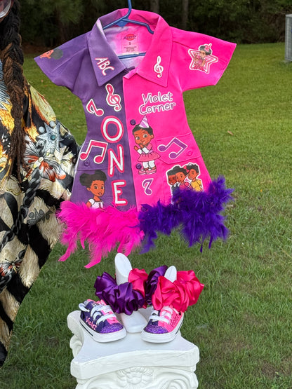 Custom Kids Dickies Set - Personalized Children's Outfit with Photo Upload