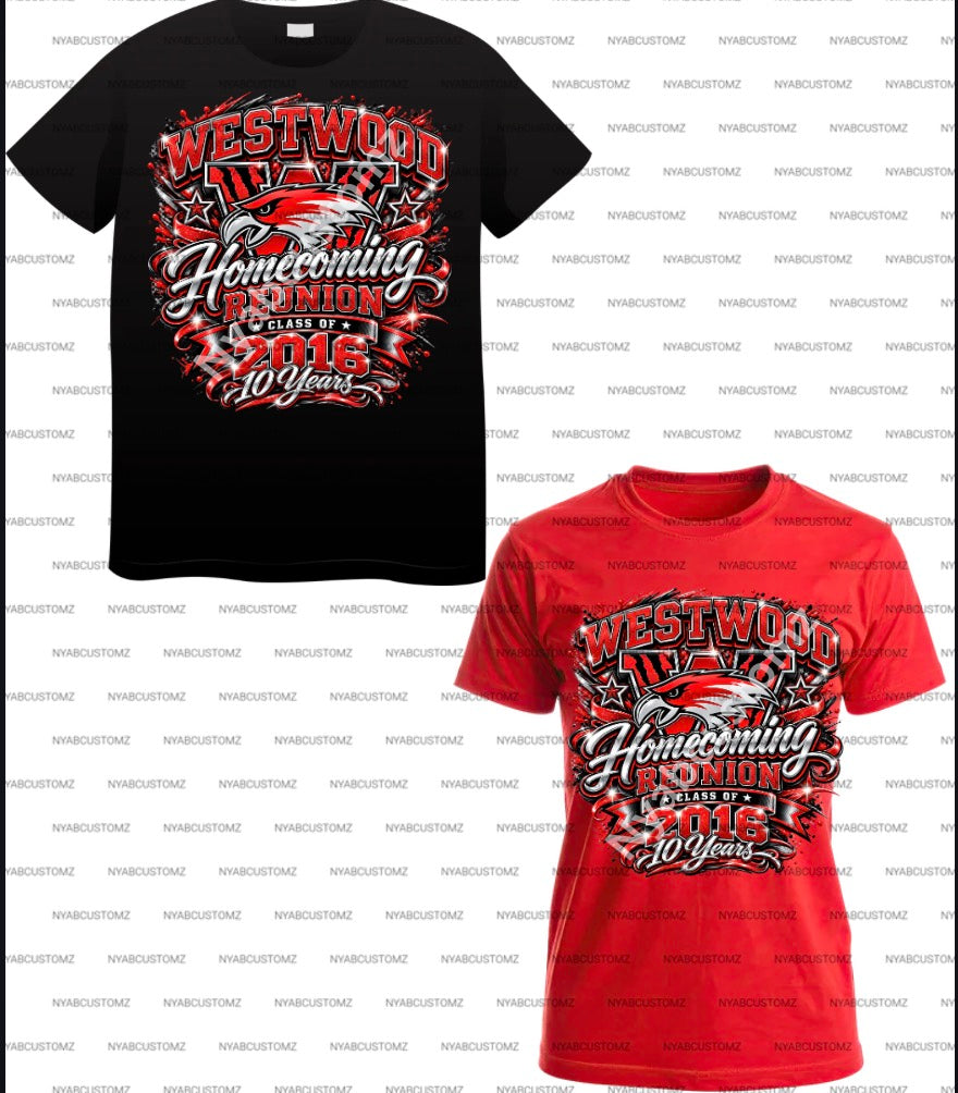 Westwood Homecoming shirt