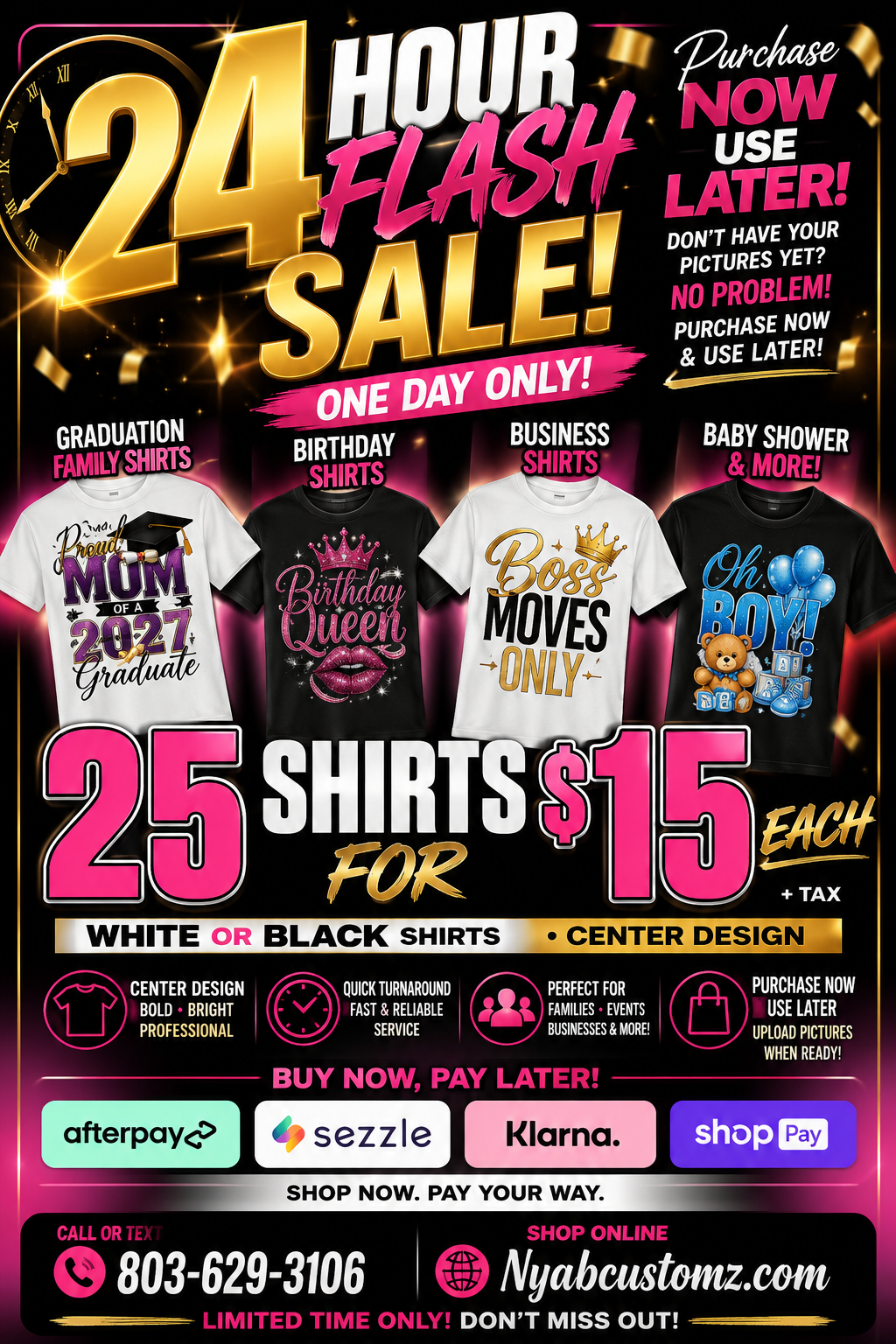 24 Hour Flash Sale