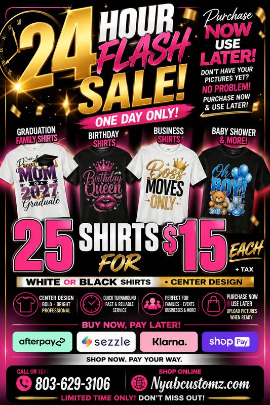 24 Hour Flash Sale