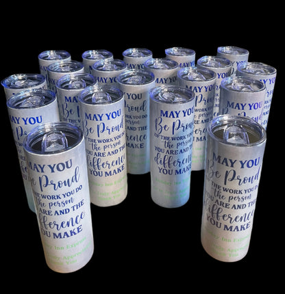 Personalized Photo Tumbler - Custom Drinkware with Your Picture or Text