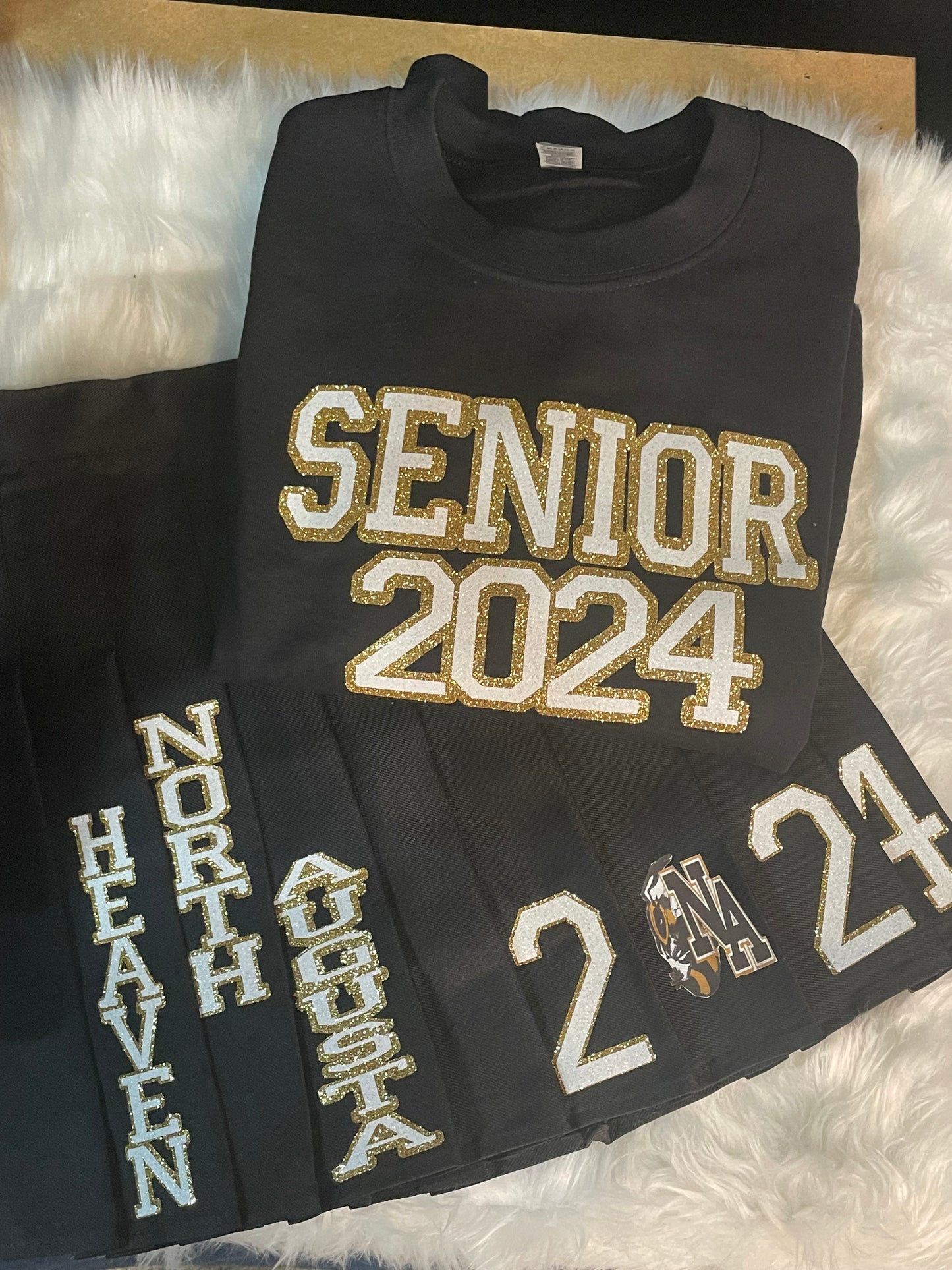 Custom Grad Set Skirt & Sweatshirt
